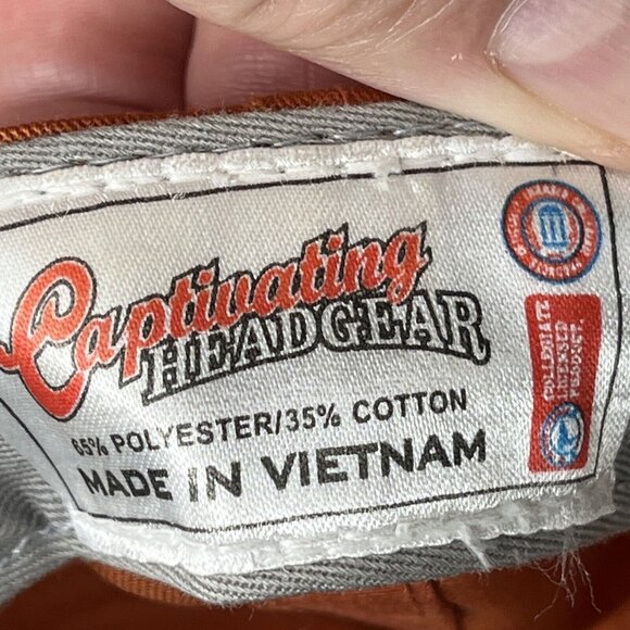 Texas Longhorns Burnt Orange NCAA Adjustable Captivating Headgear Ball Cap - Picture 9 of 11